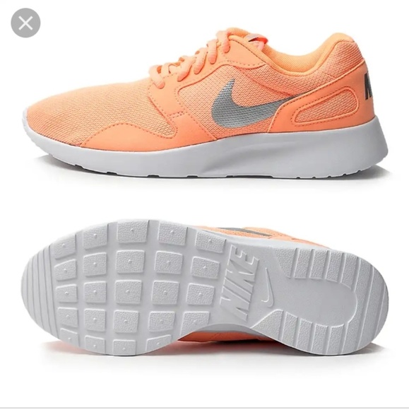 neon orange nike shoes